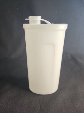 Vintage Tupperware Sweet Saver 640-1 Lid & Spout USA Pantry Organization White